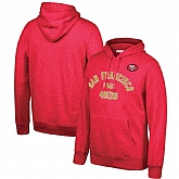 San Francisco 49ers Mitchell & Ness Team History Pullover Hoodie Scarlet,baseball caps,new era cap wholesale,wholesale hats